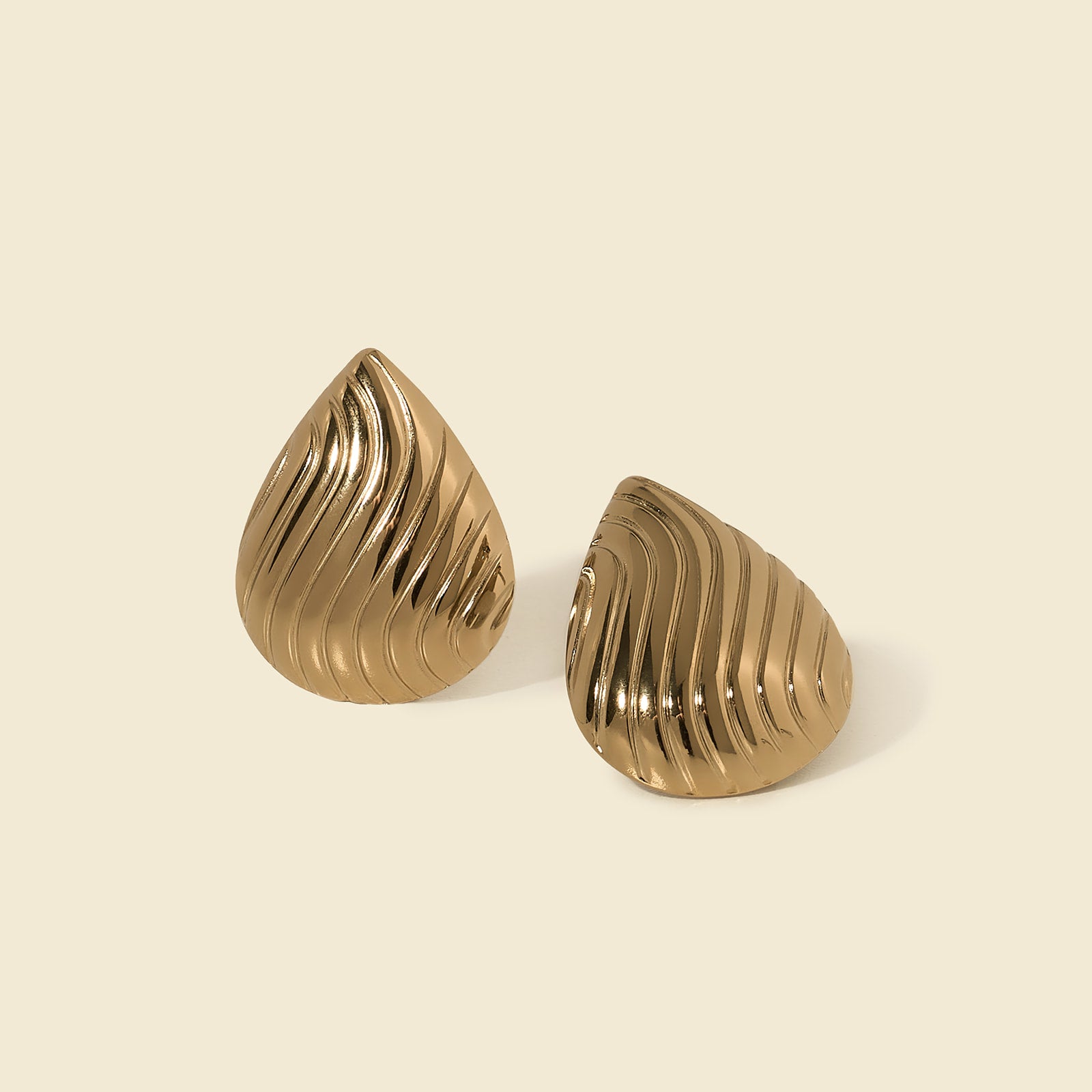 Sculpt Wave Drops Gold