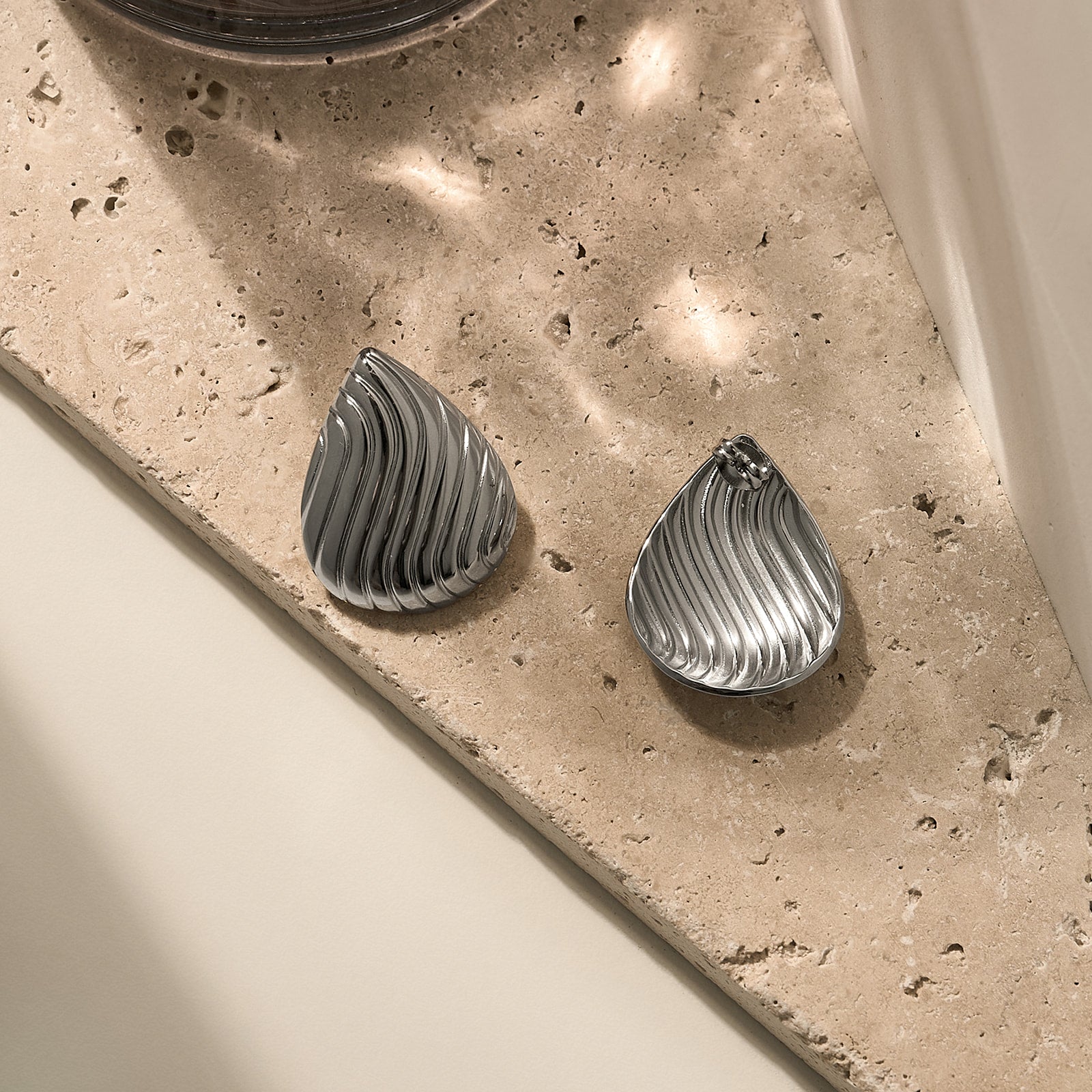 Sculpt Wave Drops Silver